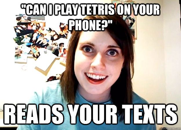 overly attached girlfriend example