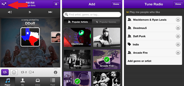 piki filter music interests