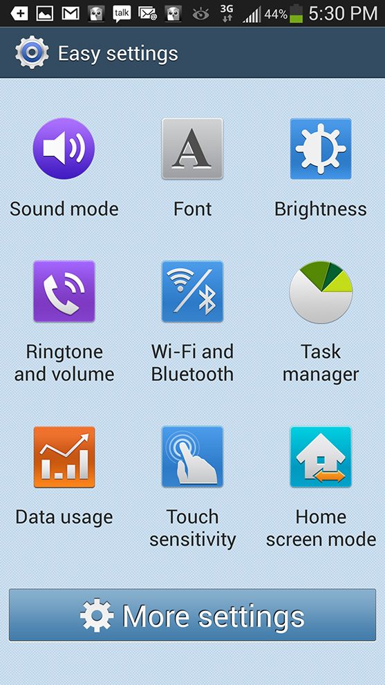 samsung galaxy s4 screenshot easy settings