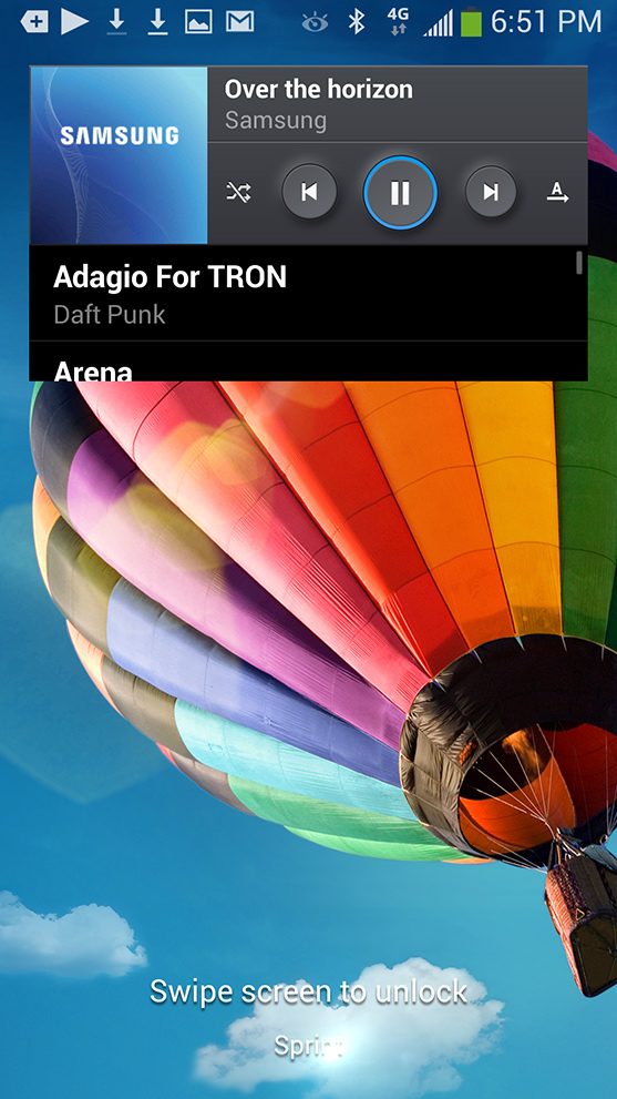 samsung galaxy s4 screenshot lock screen