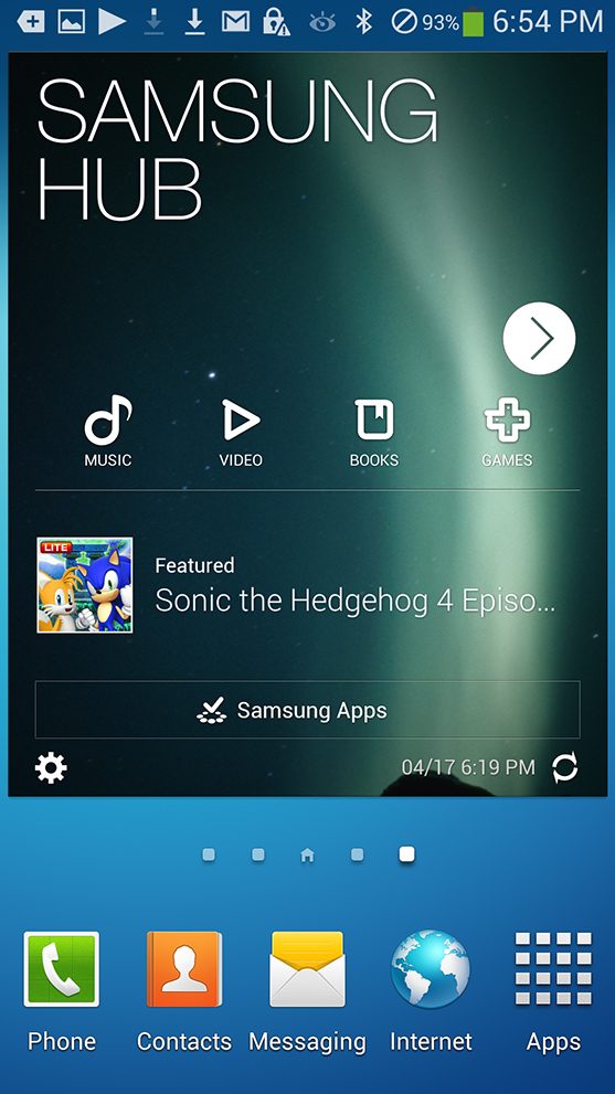 samsung galaxy s4 screenshot samsung hub