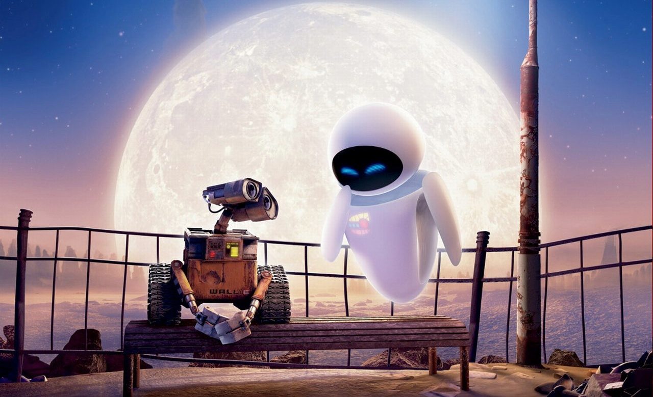 WALL-E and Eve in WALL-E.