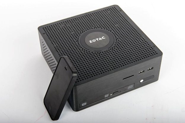 Zotac’s small Z-Box is the heart of an AMD APU-based compact system.