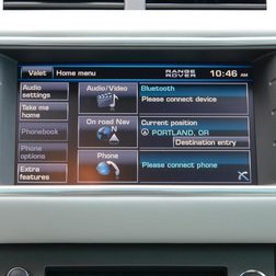 2013 range rover evoque tech eight_inch high resolution touch_screen home menu