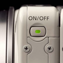 Canon PowerShot N power switch macro