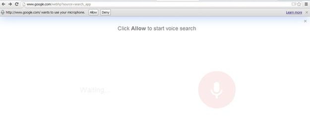 Chrome conversational search_activate mic