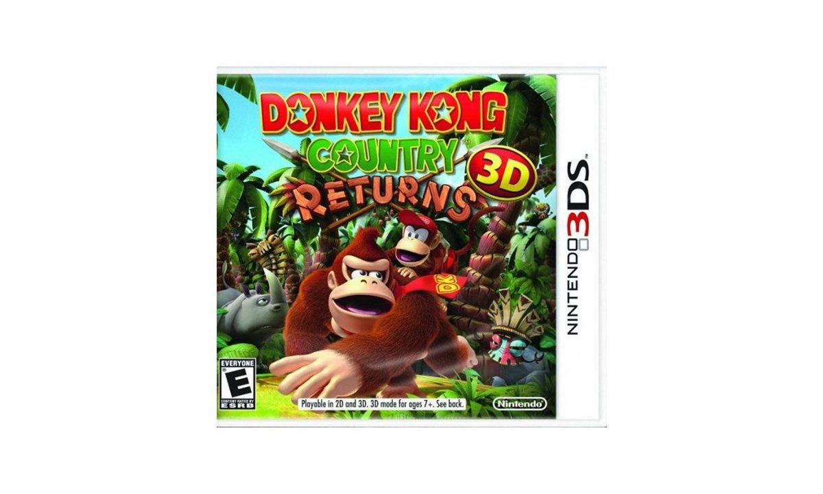 donkey kong country returns 3d review cover art