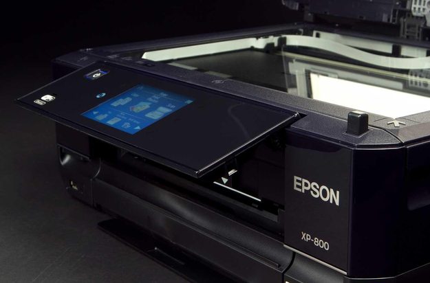 Epson Expression Premium XP800 front angle macro