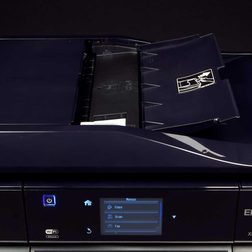 Epson Expression Premium XP800 top tray macro