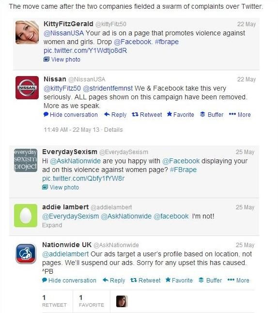Facebook Ad and Nissan