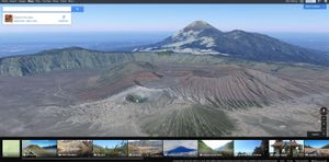 Google conquers cartography 3d mt bromo