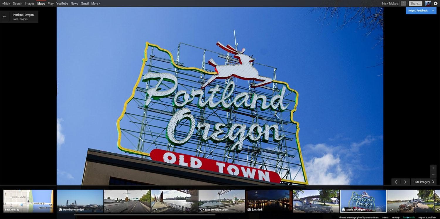 Google conquers cartography picture viewing screenshot