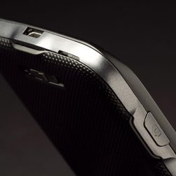 Kyocera Hydro EDGE waterproof smartPhone bottom angle macro
