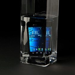 Kyocera Hydro EDGE waterproof smartPhone submerged