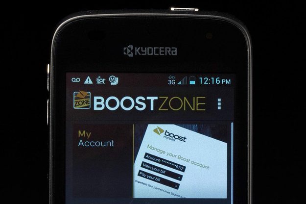 Kyocera Hydro EDGE waterproof smartPhone top screen boost zone