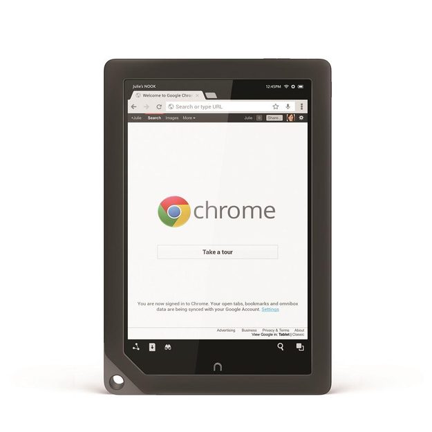 Chrome on the Nook HD