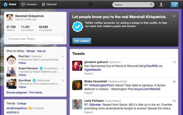 alert twitter verification