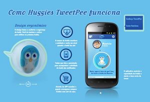 Huggies Tweetpee smartphone notifications