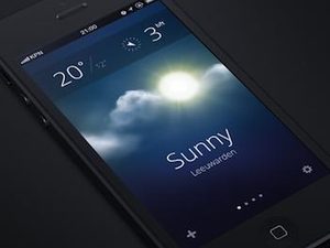 iOS 7 Weather Concept