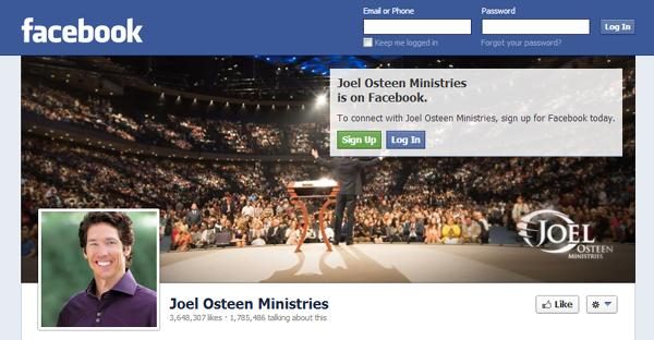 joel osteen facebook