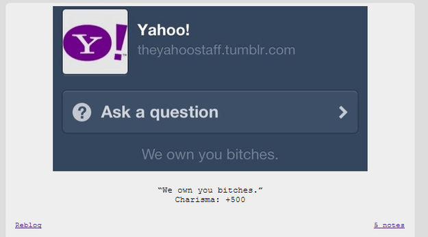 own tumblr