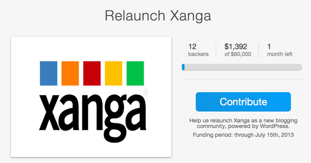relaunch xanga
