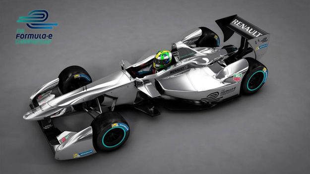 Renault Formula E car overhead
