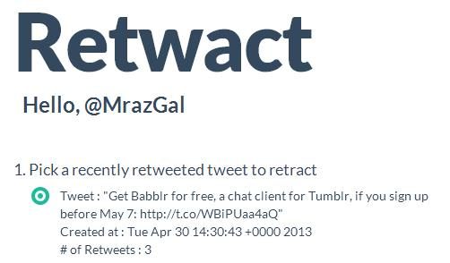 retwact