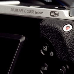 samsung twenty_point_3_mp nx300 smart digital camera rear controls macro