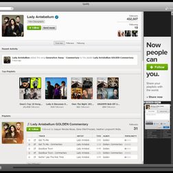 Lady Antebellum Spotify Playlists