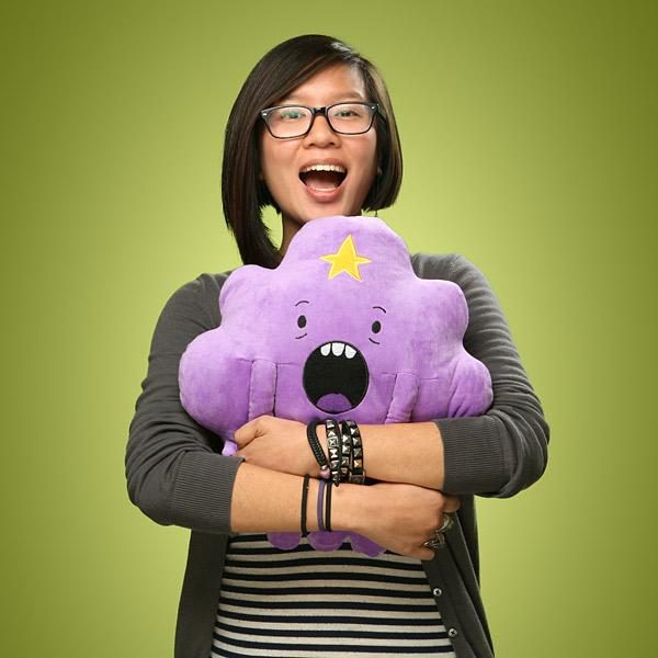 thinkgeek f0c9 adventure time 14in cuddle pillows inhand