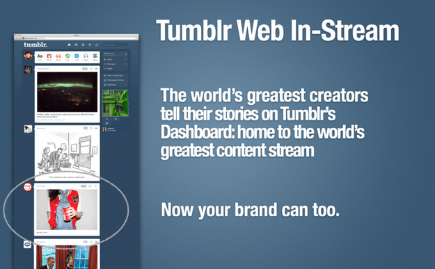 tumblr web instream