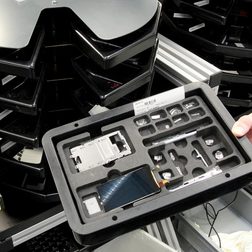 inside the vertu factory tour component tray