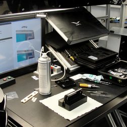 inside the vertu factory tour lab workstation