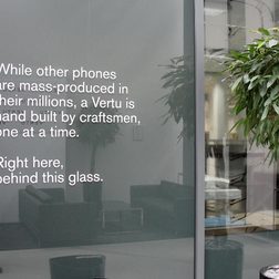 inside the vertu factory tour slogan