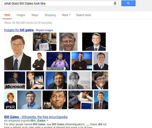 what does bill gates look like google