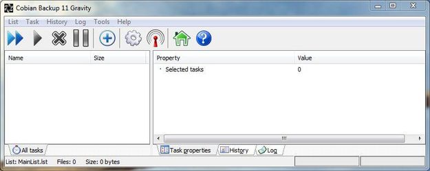 Cobian Backup screenshop
