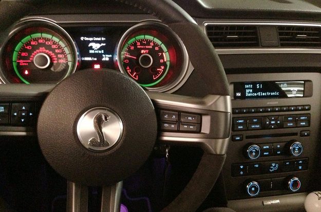 Ford Mustang Shelby GT 500 driver view
