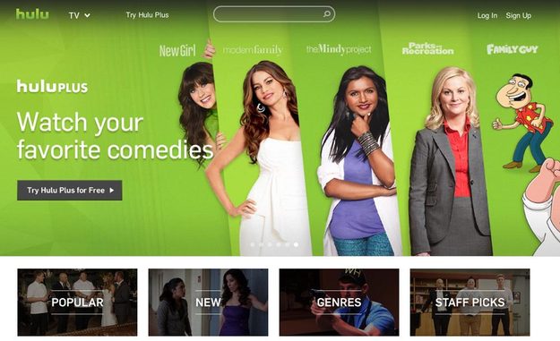 Hulu screenshot