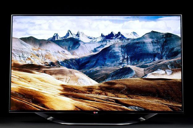 LG 55LA8600 LED TV front display