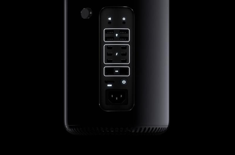 Apple Mac Pro 2013 ports