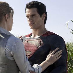Man Of Steel Amy Adams Lois Lane and Henry Cavill Kal_El