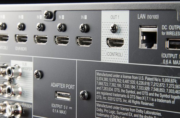 Pioneer VSX 70 AV receiver review HDMI ports