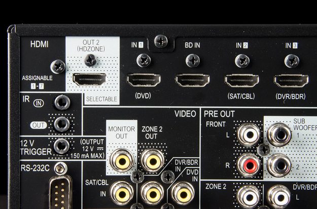 Pioneer VSX 70 AV receiver review ports