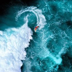 Pipeline Masters, Oahu, HI (Vincent Laforet Surfers Tilt Shift Aerial 06)