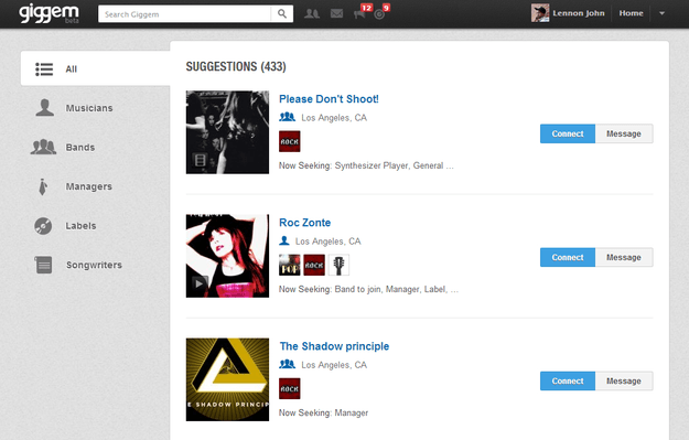 giggem Suggestions