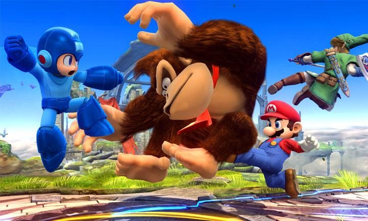 Super Smash Bros header