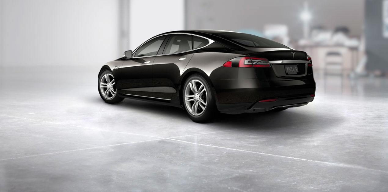 Tesla Model S Performance black rear