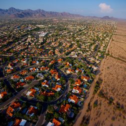 Urban Sprawl, Phoenix, AZ (Vincent Laforet Sprawl Aerial 01)