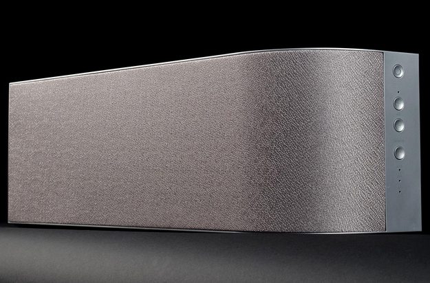 Wren V5AP Airplay speaker review front bottom angle